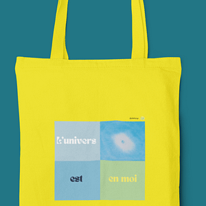 Sac coton Art & Esprit – L’univers est en moi | Pratique, résistant et inspirant