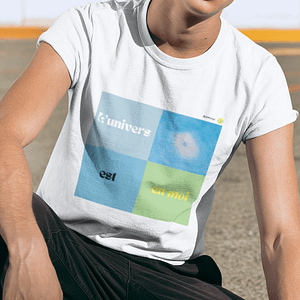 T-shirt unisexe Art & Esprit – L’univers est en moi