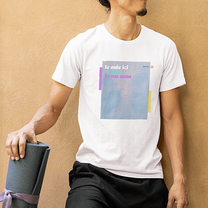 T-shirt unisexe Art & Esprit – Je suis ici, je suis, je me sens