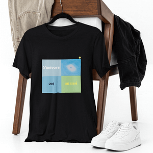 T-shirt unisexe Art & Esprit – L’univers est en moi