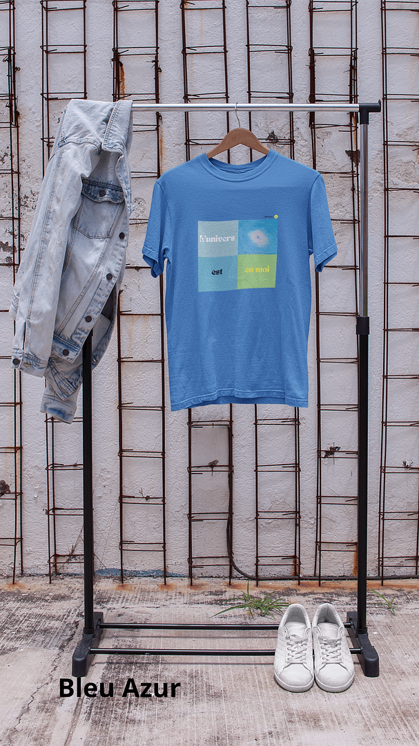 T-shirt unisexe Art & Esprit – L'univers est en moi 5 T-shirt coton L'Univers est en moi