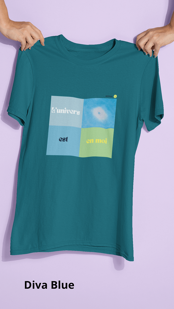 T-shirt unisexe Art & Esprit – L'univers est en moi 6 T-shirt coton L'Univers est en moi