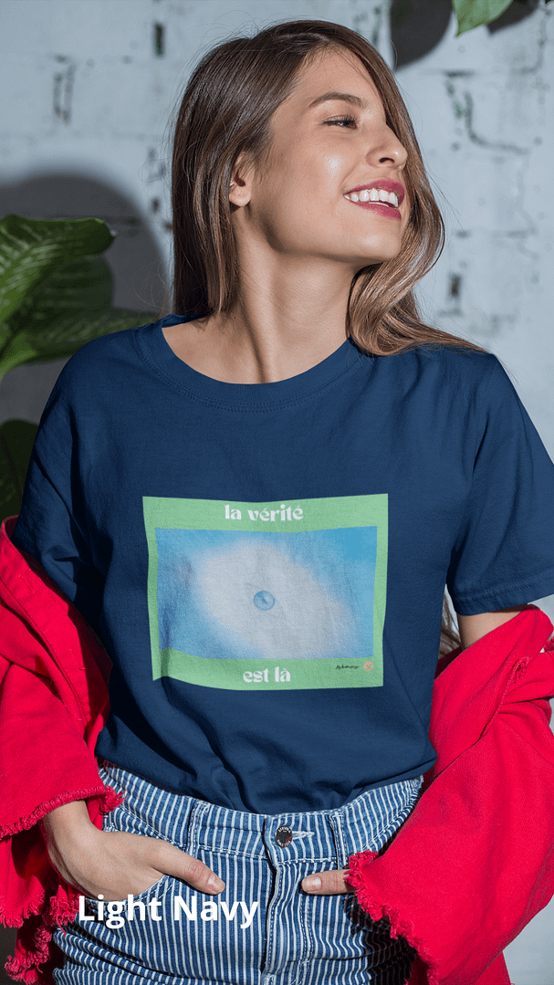 T-shirt unisexe Art & Esprit – La vérité est là 4 T-shirt coton La vérité est là