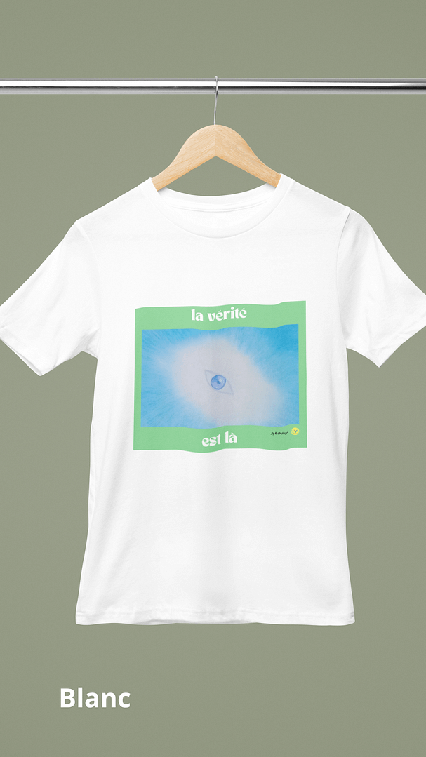 T-shirt unisexe Art & Esprit – La vérité est là 5 T-shirt coton La vérité est là
