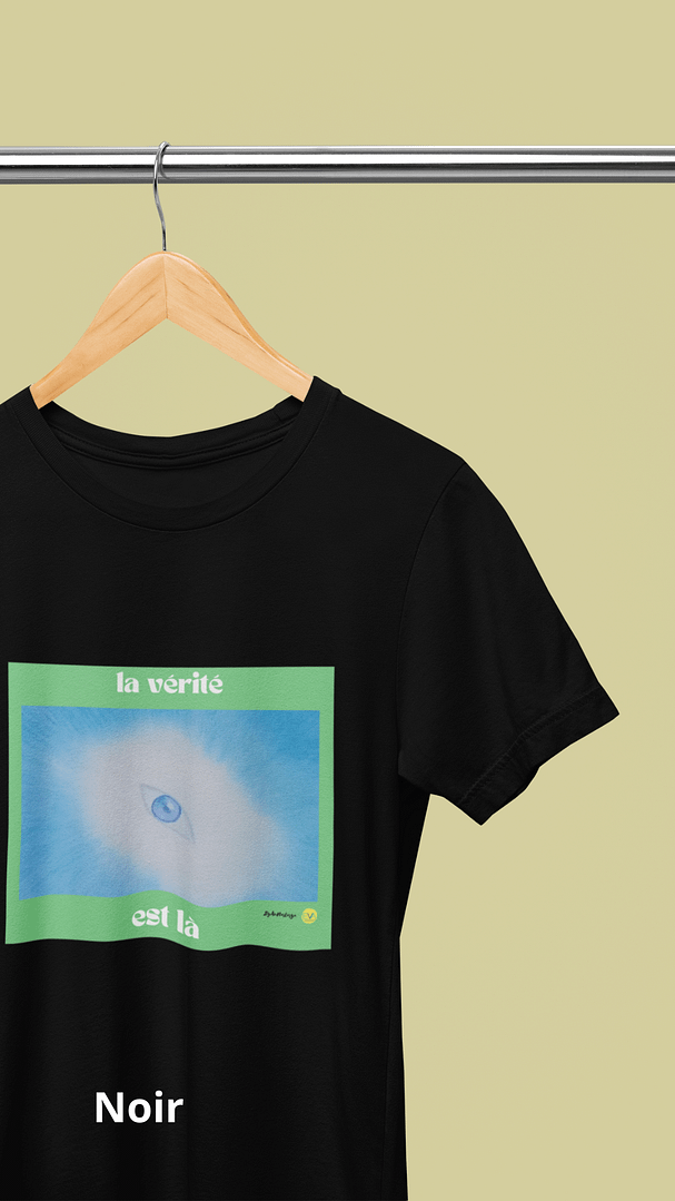 T-shirt unisexe Art & Esprit – La vérité est là 6 T-shirt coton La vérité est là