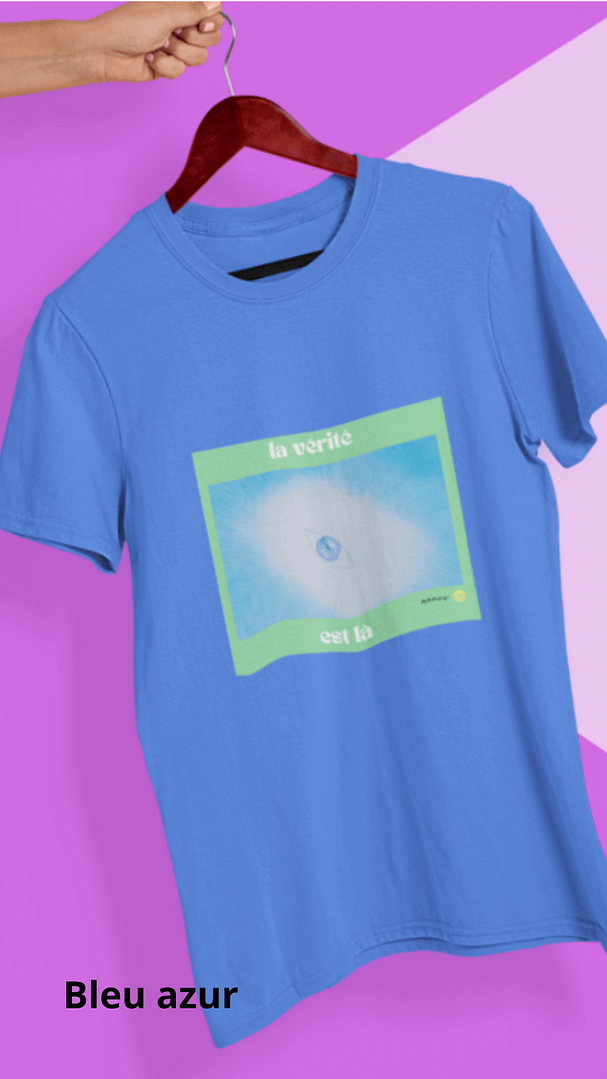 T-shirt unisexe Art & Esprit – La vérité est là 7 T-shirt coton La vérité est là